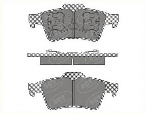 Imagine set placute frana,frana disc SCT Germany SP 606 PR