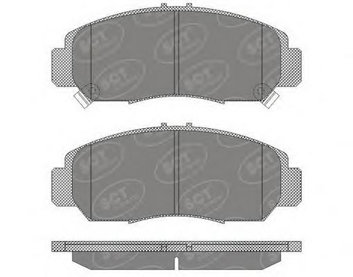 Imagine set placute frana,frana disc SCT Germany SP 628 PR