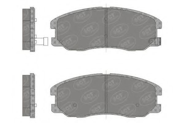 Imagine set placute frana,frana disc SCT Germany SP 664 PR