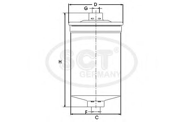 Imagine filtru combustibil SCT Germany ST 746