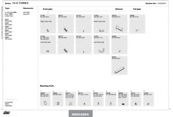 Sistem de esapament DINEX 150200294
