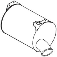 Filtru funingine/particule, sist.de esapament DINEX 22336