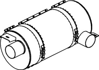 Colier, sistem de esapament DINEX 41455