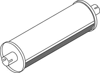 Amortizor zgomot mijloc/spate DINEX 49333