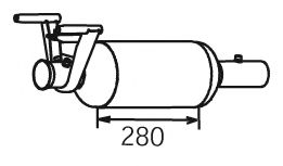 Filtru funingine/particule, sist.de esapament DINEX 56345