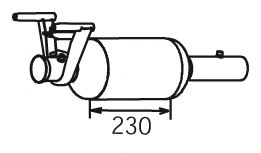 Filtru funingine/particule, sist.de esapament DINEX 56348
