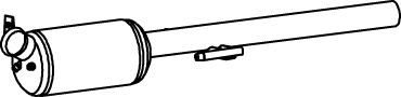 Filtru funingine/particule, sist.de esapament DINEX 56362