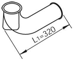 Imagine Racord evacuare DINEX 80636