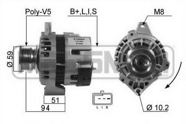 Imagine Generator / Alternator ERA 210004