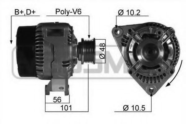 Imagine Generator / Alternator ERA 210102