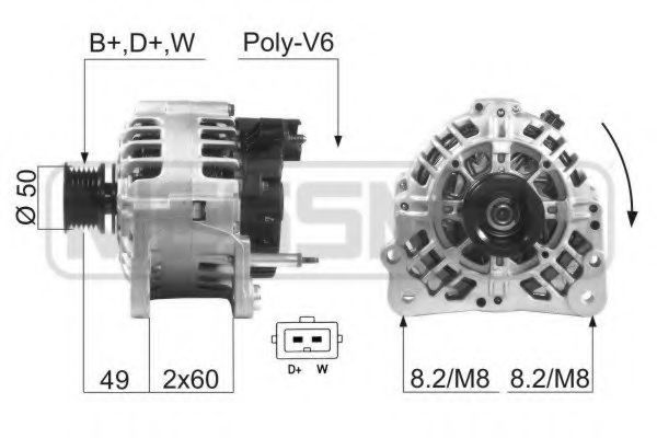 Imagine Generator / Alternator ERA 210224