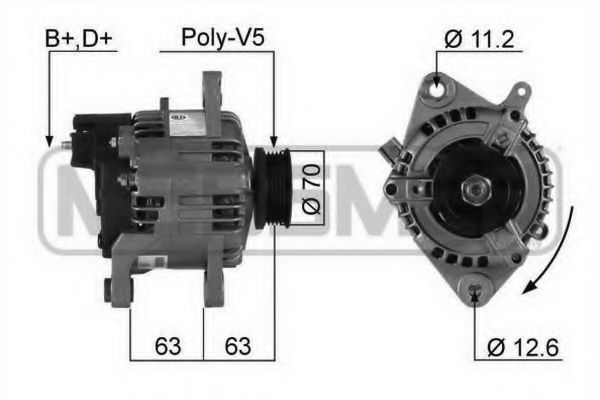 Imagine Generator / Alternator ERA 210238