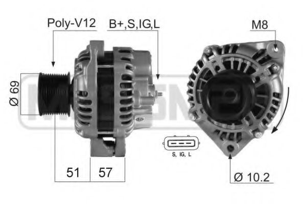 Imagine Generator / Alternator ERA 210341