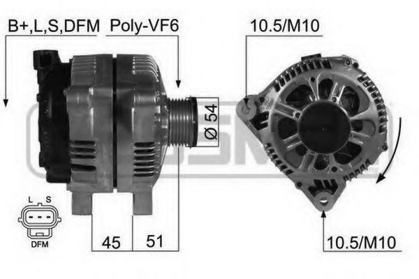 Imagine Generator / Alternator ERA 210433