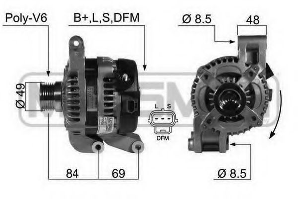 Imagine Generator / Alternator ERA 210438