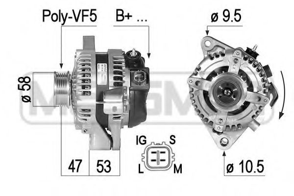 Imagine Generator / Alternator ERA 210493