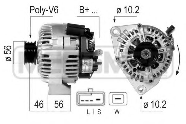 Imagine Generator / Alternator ERA 210536