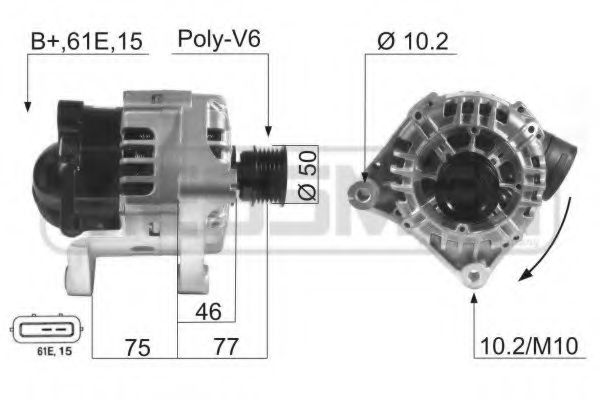 Imagine Generator / Alternator ERA 210548