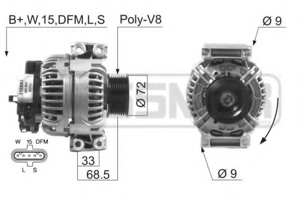 Imagine Generator / Alternator ERA 210592