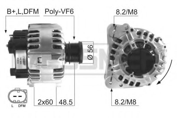 Imagine Generator / Alternator ERA 210597