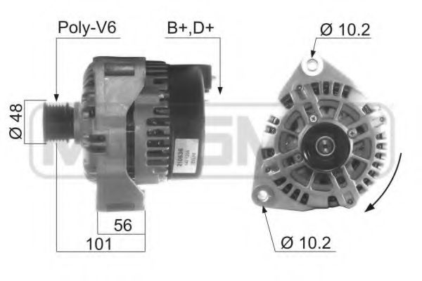 Imagine Generator / Alternator ERA 210636