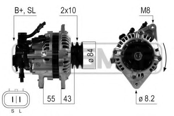 Imagine Generator / Alternator ERA 210645