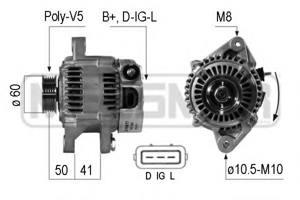 Imagine Generator / Alternator ERA 210677