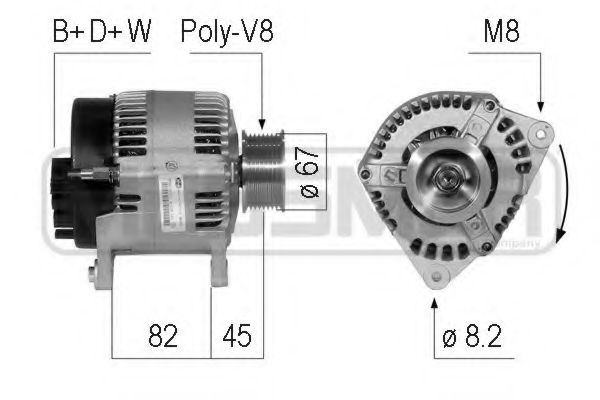 Imagine Generator / Alternator ERA 210762