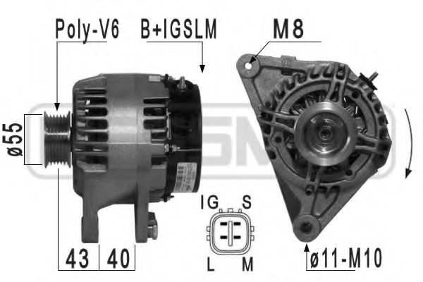 Imagine Generator / Alternator ERA 210980