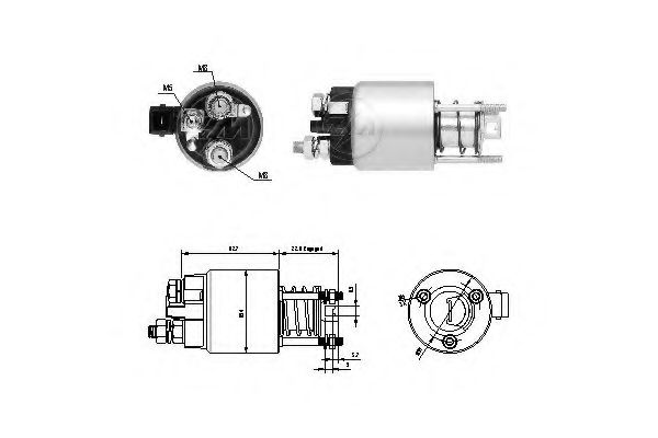 Imagine Solenoid, electromotor ERA 227038