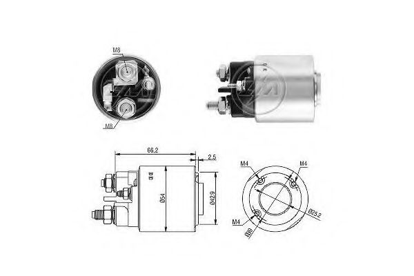 Imagine Solenoid, electromotor ERA 227233