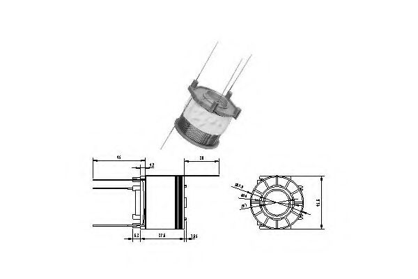 Solenoid, electromotor ERA 227311