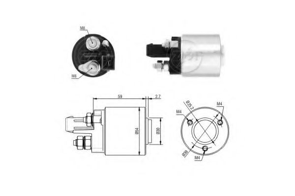 Imagine Solenoid, electromotor ERA 227459