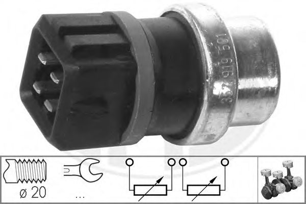 Imagine senzor,temperatura lichid de racire ERA 330128