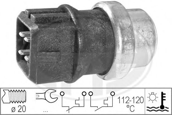 Imagine Comutator temperatura, ventilator radiator ERA 330164