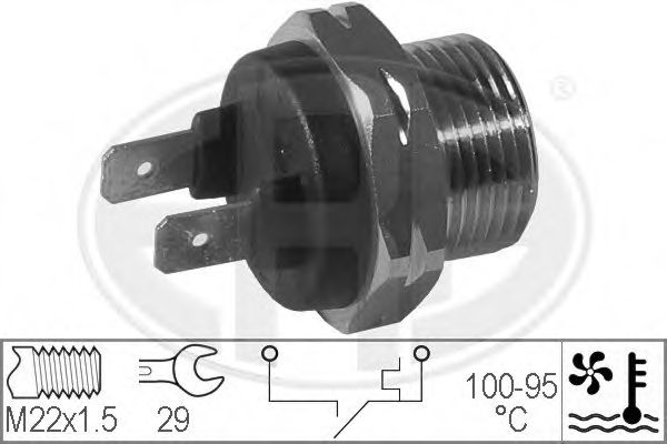 Imagine Comutator temperatura, ventilator radiator ERA 330168