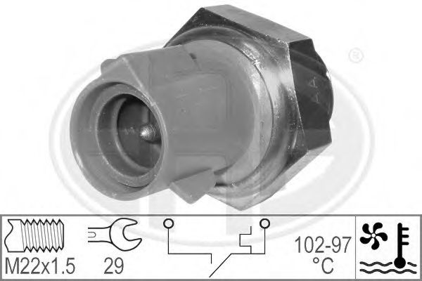 Imagine Comutator temperatura, ventilator radiator ERA 330185