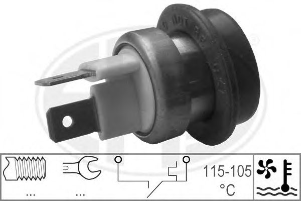 Imagine Comutator temperatura, ventilator radiator ERA 330187