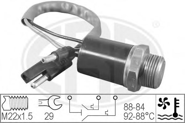 Imagine Comutator temperatura, ventilator radiator ERA 330201