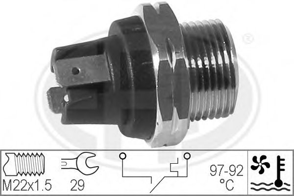 Imagine Comutator temperatura, ventilator radiator ERA 330269