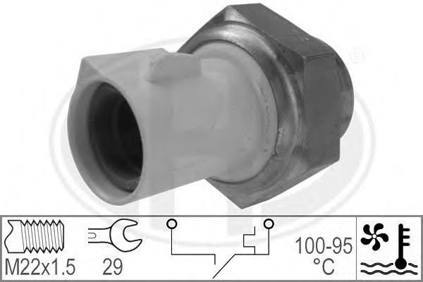 Imagine Comutator temperatura, ventilator radiator ERA 330599