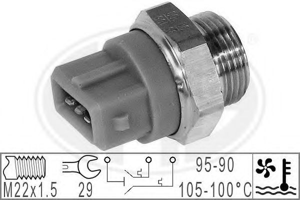 Imagine Comutator temperatura, ventilator radiator ERA 330781