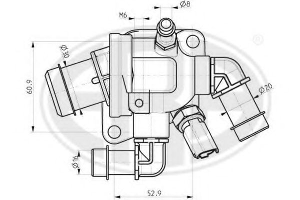 Imagine termostat,lichid racire ERA 350003