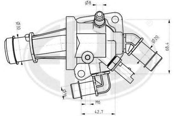 Imagine termostat,lichid racire ERA 350011