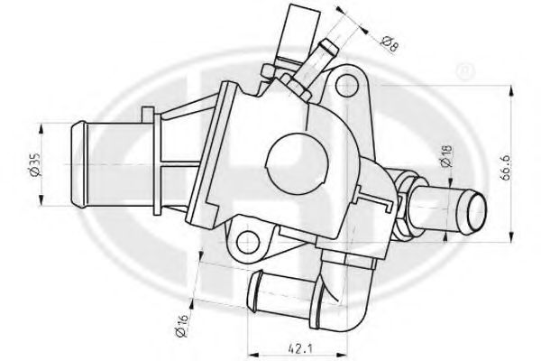 Imagine termostat,lichid racire ERA 350058