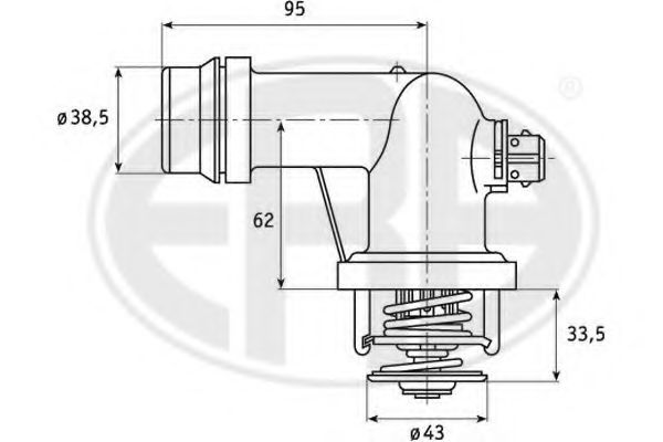 Imagine termostat,lichid racire ERA 350068