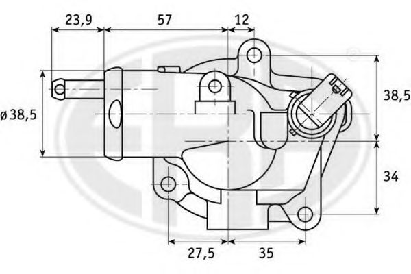 Imagine termostat,lichid racire ERA 350114