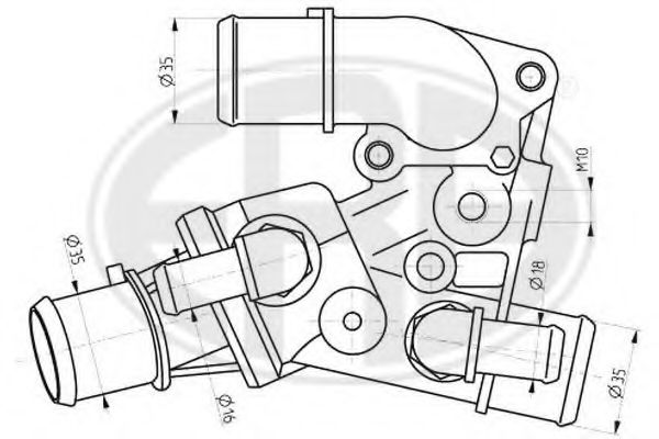 Imagine termostat,lichid racire ERA 350137