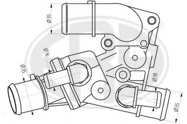 Imagine termostat,lichid racire ERA 350193