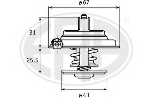 Imagine termostat,lichid racire ERA 350204